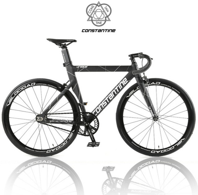 2025 콘스탄틴 어베인 픽시 자전거, 1개, 51cm, 맷블랙