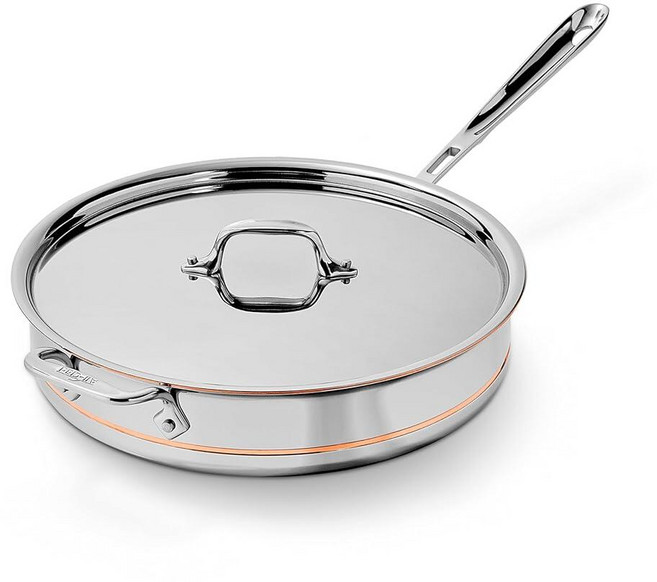 All-Clad 소테 팬 2.8L 실버 148412, 5-Quart, 2)실버