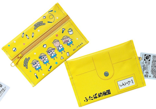 (당일발송)로지도이 일본정품 짱구 카드지갑, 1개, 옐로우