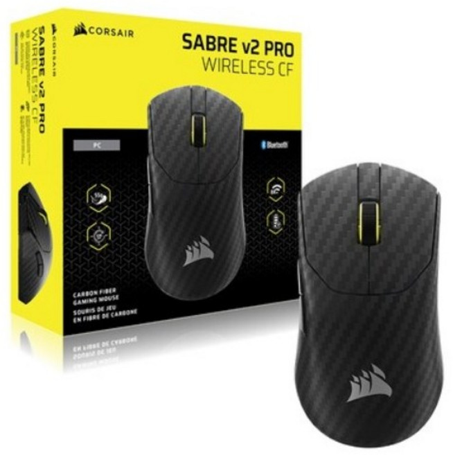 커세어 세이버 v2 PRO CF 초경량 게이밍 무선 마우스, 리얼카본