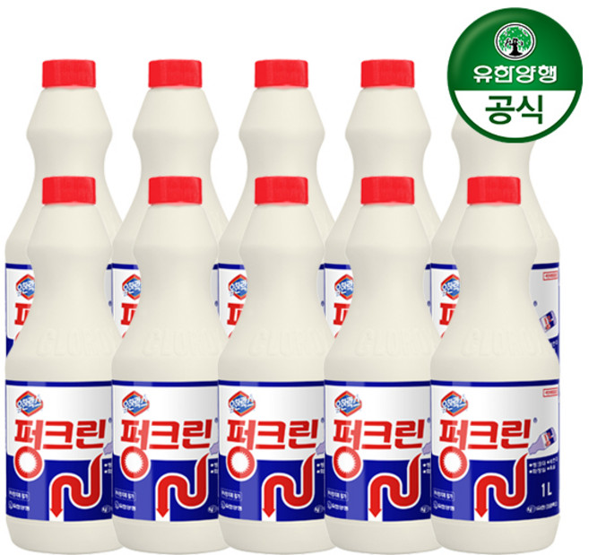유한락스 [배구관 막힘 용해제] 펑크린 1L, 10개