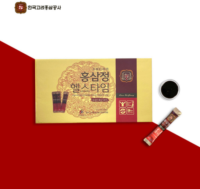 한국고려홍삼공사 홍삼정 헬스타임 15ml x 60포 부모님선물 추석선물 기력회복 장모님선물세트, 30개