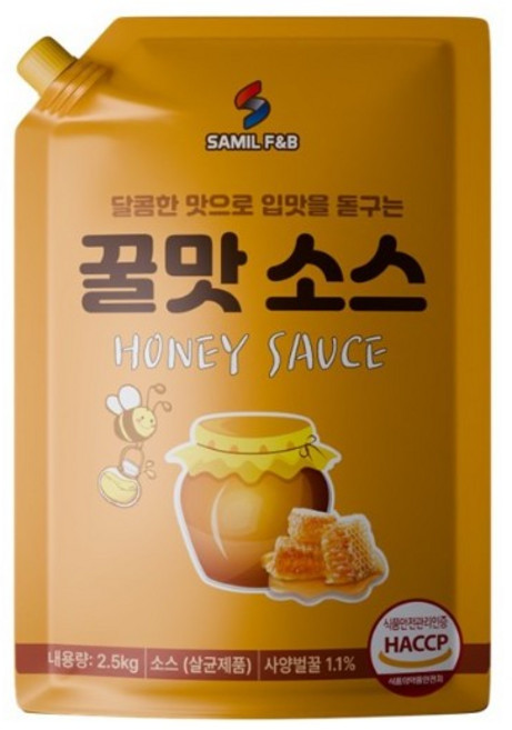 삼일 꿀맛소스 2.5kg 달콤허니 닭강정소스, 1개