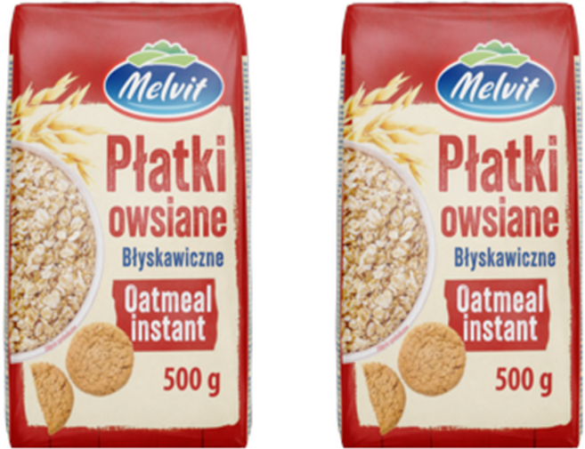 멜빗 고단백 귀리 오트밀 후레이크, 2개, 500g