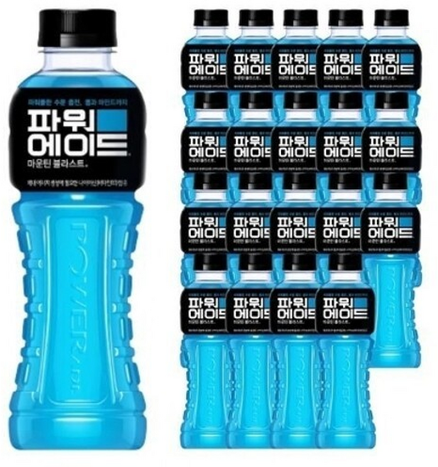 파워에이드 355mlx20펫 cha+325aN, 355ml, 1개