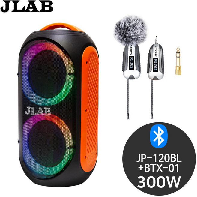 JBL 파티박스 JP-120BL+BTX01 공연용 핀 무선 마이크