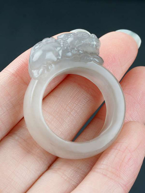 천연옥반지 옥가락지 백옥 제이드 프리미엄 혼주