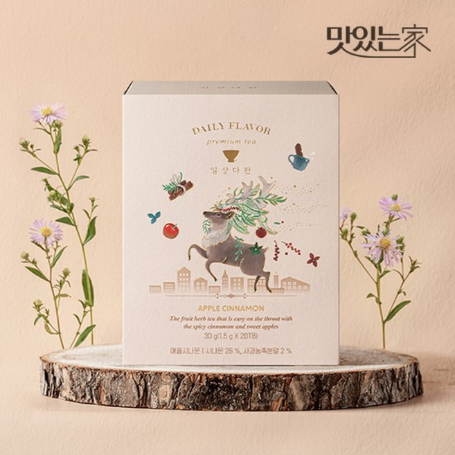 일상다완 블렌딩 티 20티백 6종택1, 30g, 20개입