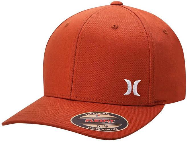 챙 곡선 장착 캡 스트레치 모자 남성 - 헐리