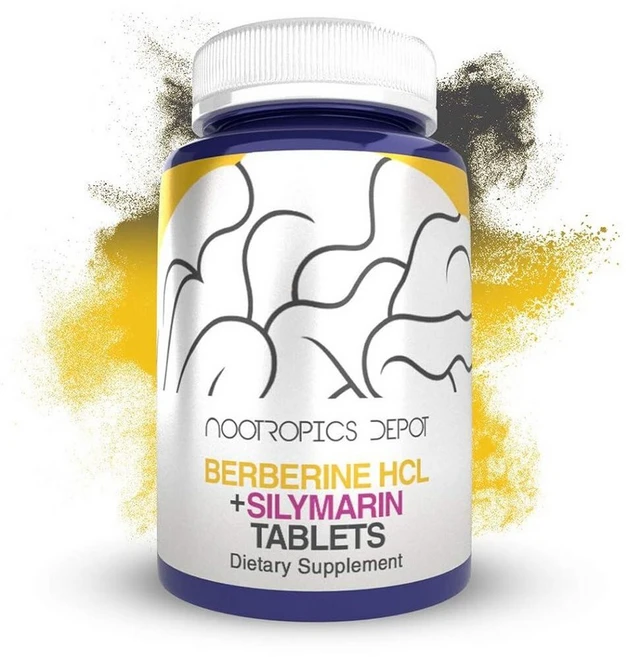 누트로픽스 디포 베르베린 HCL 실리마린 500mg 90mg 세포 기능 대사 지원, 60 Count (Pack of 1), 1개, 0.9961187670881924 - 쿠팡
