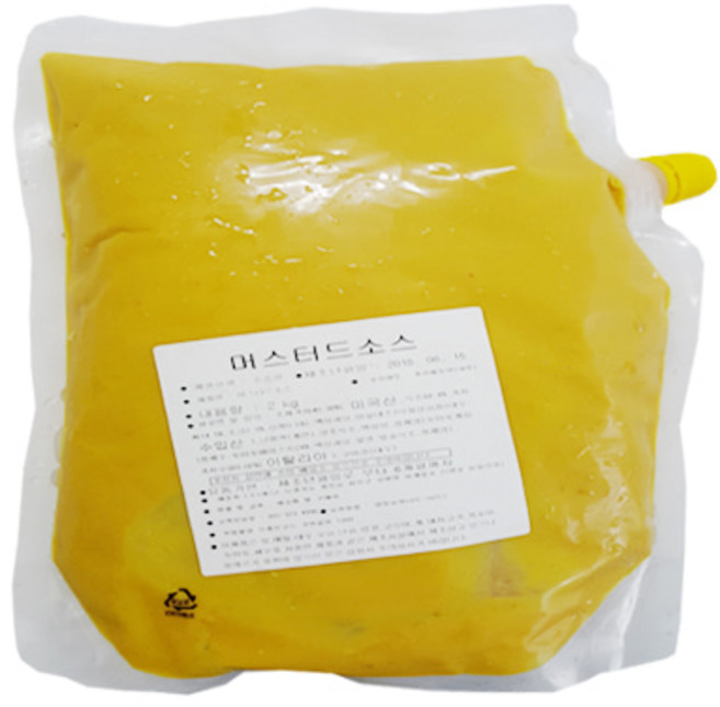 (캐드) 머스타드소스_2kg_식자재쇼핑몰_푸드왕, 2kg, 1개