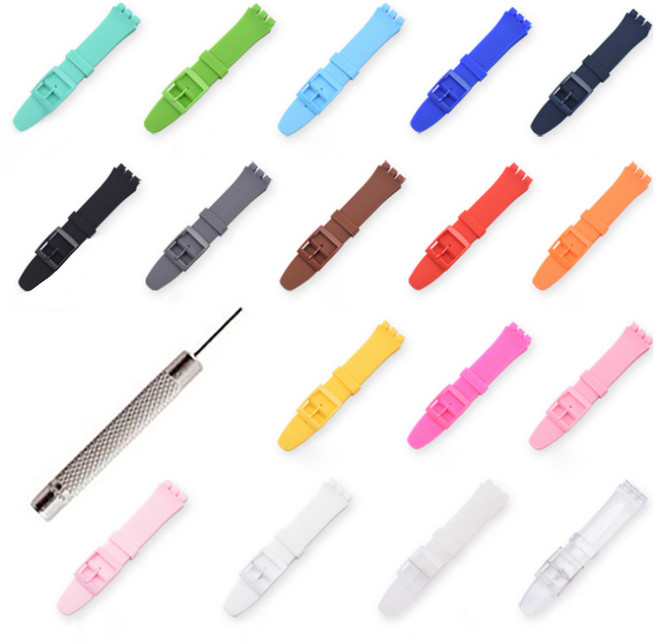 스와치시계밴드 시계줄 호환밴드 12mm 16mm 17mm 19mm 20mm