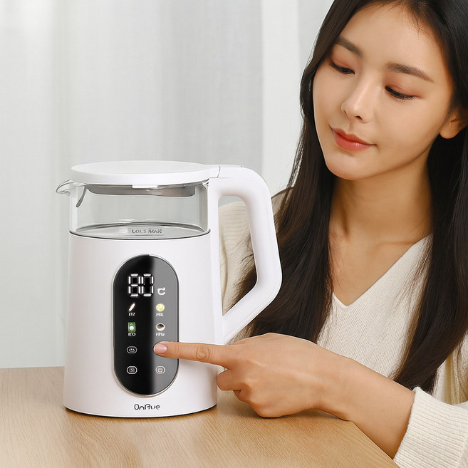 프리미엄 대용량 스텐 전기포트 무선 커피포트 주전자 분유 포트