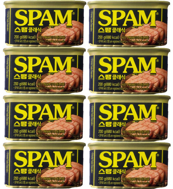 스팸 클래식, 200g, 8개