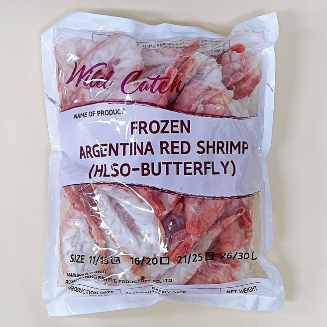 버터플라이 홍새우 21/25 사이즈, 1개, 1kg