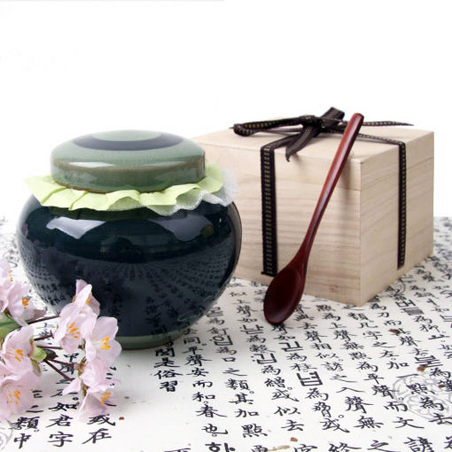 구록원 전통방식 옹기중탕한 경익보 400g 오동나무포장 인삼 백복령 생지황즙 벌꿀, 1개