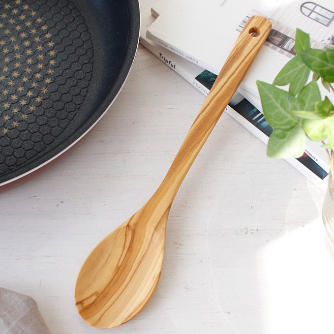 (이태리 올리브 우드) 조리도구 - 요리스푼, 1개