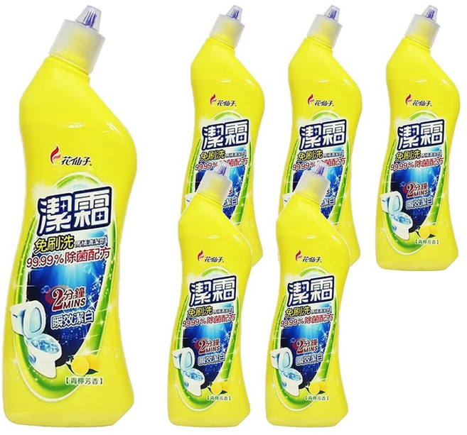 Farcent 花仙子 潔霜 免刷洗馬桶清潔劑, 500ml, 6瓶