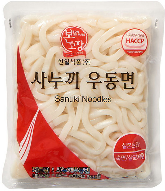 삼삼한 사누끼 우동(숙성면)200g10봉+신송 구수한 우거지된장국10g(블럭)10봉, 단품, 200g