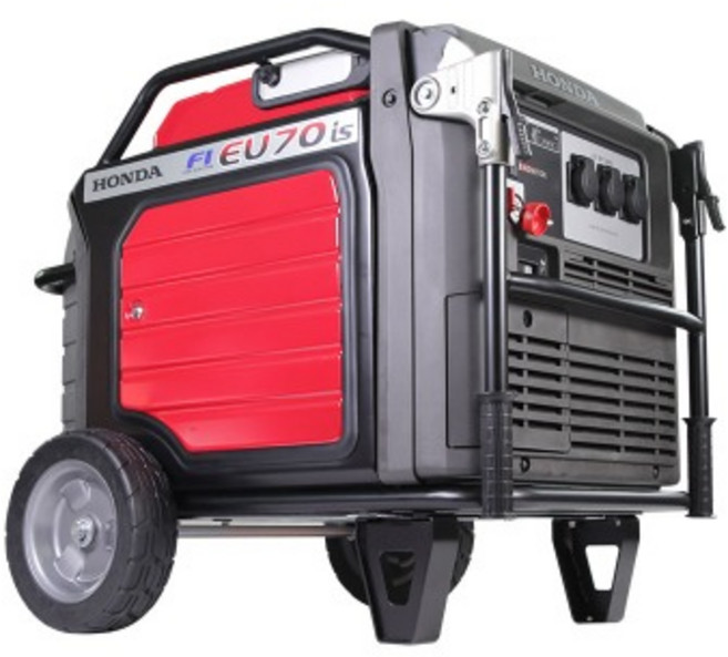 혼다 발전기 인버터발전기 EU70iS 저소음 방음형 휴대용 캠핑 카라반 노점 푸드트럭 홍보차량 비상발전기, 1개