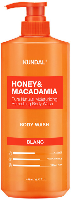 쿤달 퓨어 바디워시 바디클렌저 블랑향, 500ml, 1개