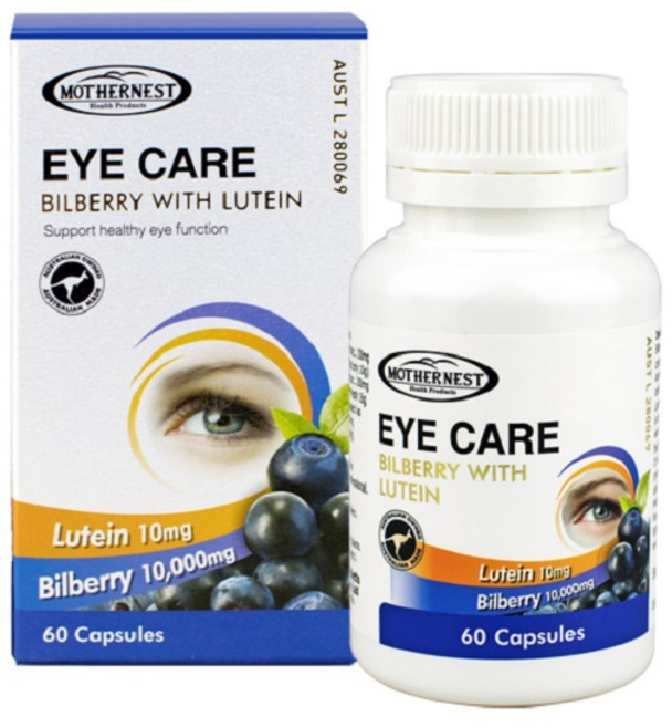 마더네스트 아이케어 빌베리 위드 루테인 60정, 300g, 1개