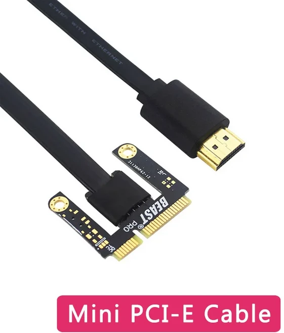 EXP GDC Dock-노트북 노트북 GPU Dock 데이터 케이블 용 미니 PCI-E/Expresscard/NGFF M.2 A/E 키 케이블, 02 Mini PCI-e