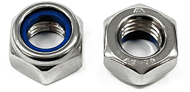 (유진코) 육각 스텐 나일론 너트 SUS304 풀림방지너트 소량판매, 100개, 6mm, M6