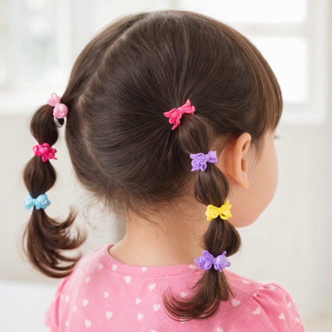 유아 아동 여아 고무줄 머리끈 헤어 액세서리, 1개, 방울끈67