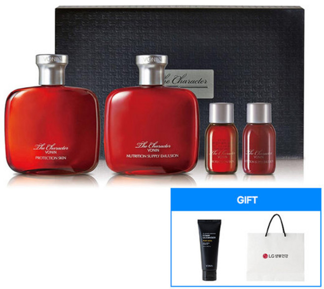 보닌 더캐릭터 2종 기획세트 +폼클렌저 100ml + 쇼핑백, 1세트