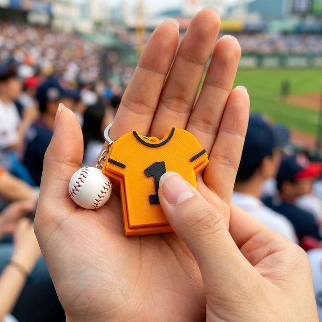 커스텀 야구 유니폼 클리커 키링 졸업 학생 야구팬 친구 선물 키캡 응원 행운, 커스텀 야구 유니폼 클리커 키링 ( 7 ), 커스텀 야구 유니폼 클리커 키링 ( 7 )