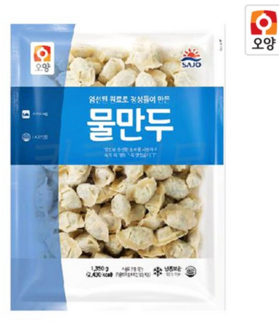오양 물만두, 1.35kg, 2개