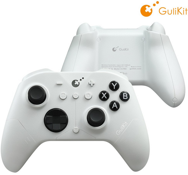 굴리킷 ES PRO 게임패드 스위치2 프로콘 PC 스팀 모바일 컨트롤러, ES PRO(화이트), 1개