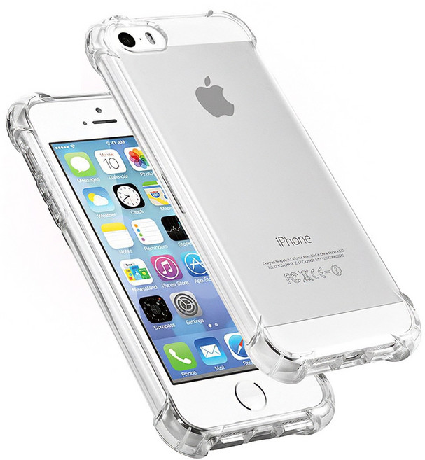 호구다 방탄 범퍼 투명 젤리 휴대폰 케이스 1+1