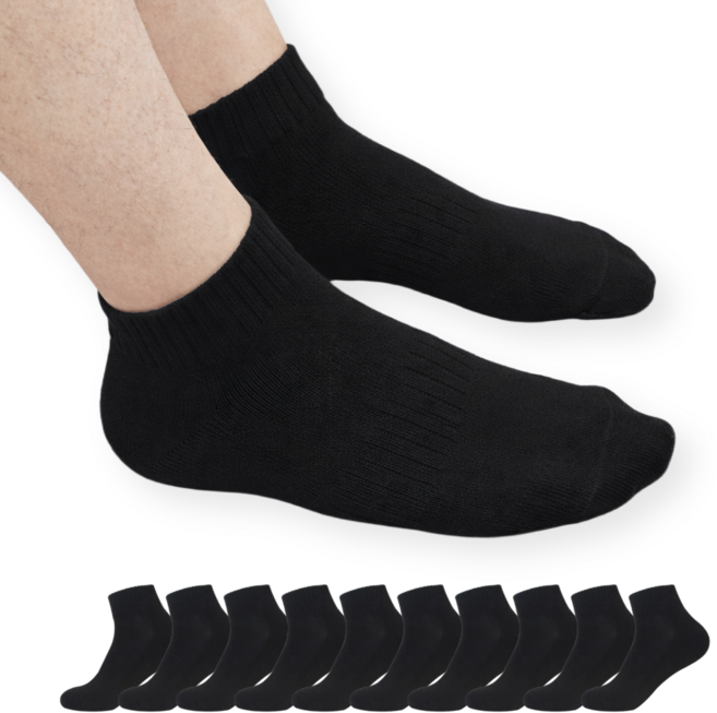청춘양말 큰 발에도 편안한 빅사이즈 남자 단목 양말 10켤레 스포츠