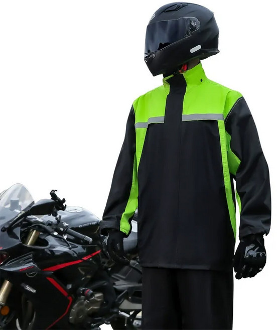 완전방수 오토바이 우비 배달 경량 통기성 상하의세트 + 신발커버 포함
