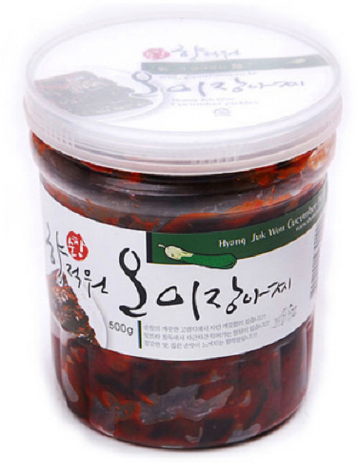 (무료배송)순창 향적원 / 오이 장아찌, 2개, 500g