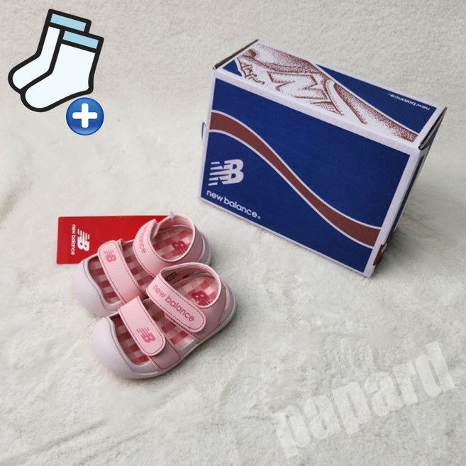 [국내매장판] 뉴발란스 뉴발란스키즈 24발매 범퍼 샌들 키즈 유아 핑크 사은품증정