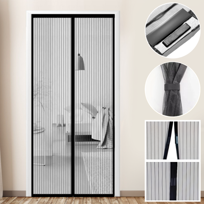 브이럽스 홈 자석 현관방충망 모기장 방충망