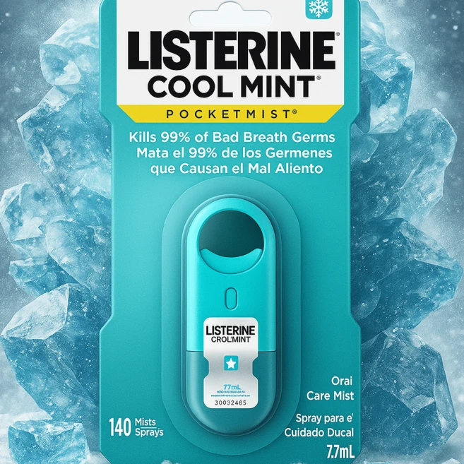 [당일출고] 리스테린 포켓미스트 쿨민트 1개 구강스프레이 승무원 필수템, 7.7ml - 쿠팡