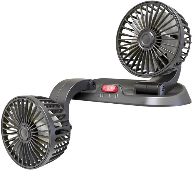 에이치앤오 차량용 듀얼 선풍기, 본상품선택, 단품