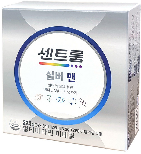 센트룸 실버 맨 멀티비타민 미네랄, 224정, 1개
