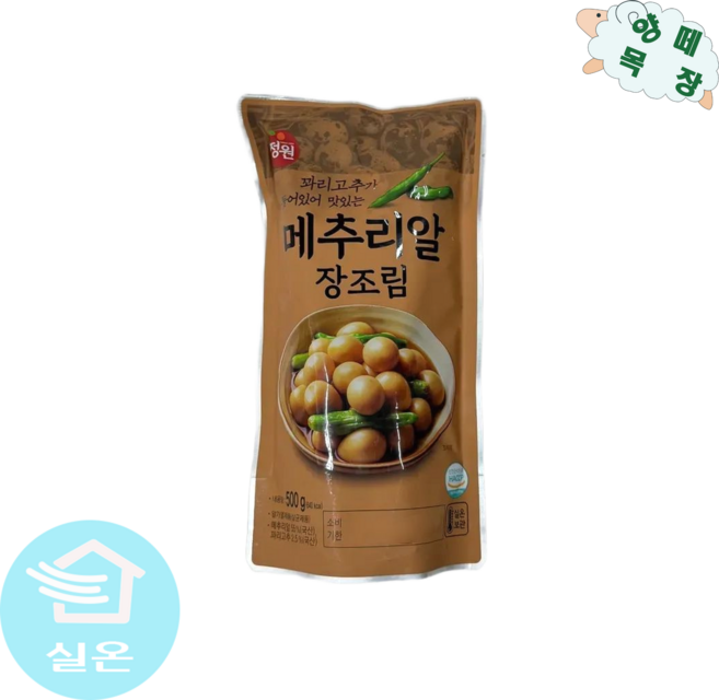 정원식품 메추리알 장조림, 1개, 500g
