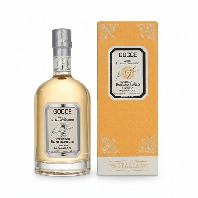 GOCCE 고체 화이트 발사믹 콘디멘토 500ml 발사믹식초, 1개