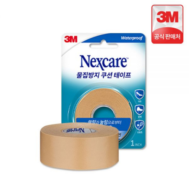 3M 넥스케어 물집방지쿠션 테이프 보호 패드 발뒤꿈치 4.57m 밴드 발뒤꿈치보호