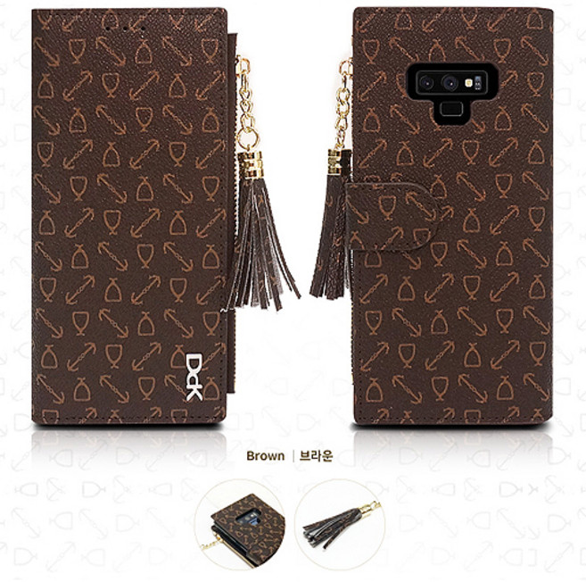(사은품 강화필름+전자파차단스티커) 갤럭시 겔럭시 S24+ S24플러스 SM-S926N 패턴 지퍼 지폐 명함 신분증 동전 태슬 장식 카드 수납 포켓 지갑형 다이어리 폰 케이스