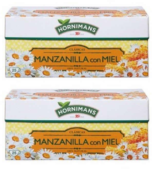 스페인 꿀 국화차 오르니만스 티백, 2개, 25개입, 1.4g