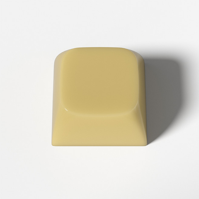 앤유 젤리 키보드 키캡 4P, 옐로우 4P