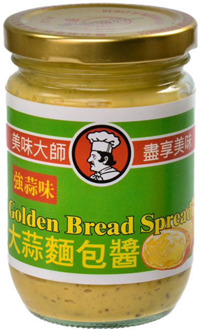 美味大師 大蒜麵包醬 強蒜味 220g/1kg, 220g, 1個