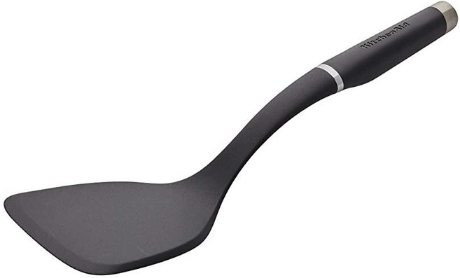 KitchenAid - KO001OHOBA 키친에이드 고메 라지 솔리드 뒤집개 원 사이즈 매트 블랙. 160149 3580721800, 매트 블랙